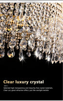 GobekUsa Luxury Crystal Chandelier Pendant Light Fixture