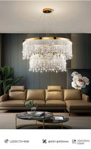 GobekUsa Luxury Crystal Chandelier Pendant Light Fixture