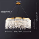 GobekUsa Luxury Crystal Chandelier Pendant Light Fixture