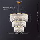 GobekUsa Luxury Crystal Chandelier Pendant Light Fixture