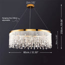GobekUsa Luxury Crystal Chandelier Pendant Light Fixture