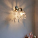 GobekUsa Crystal Copper LED Wall Sconce Light for Home Decor & Indoor Lighting