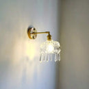GobekUsa Crystal Copper LED Wall Sconce Light for Home Decor & Indoor Lighting