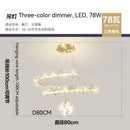 GobekUsa Crystal Gold Ceiling Chandelier: Luxury Nordic Living Room Lamp