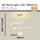GobekUsa Crystal Gold Ceiling Chandelier: Luxury Nordic Living Room Lamp