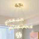 GobekUsa Crystal Gold Ceiling Chandelier: Luxury Nordic Living Room Lamp