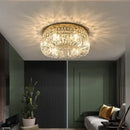GobekUsa Crystal Gold LED Ring Ceiling Light - Modern Luxury Home Lighting
