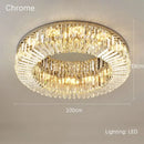 GobekUsa Crystal Gold LED Ring Ceiling Light - Modern Luxury Home Lighting