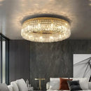 GobekUsa Crystal Gold LED Ring Ceiling Light - Modern Luxury Home Lighting