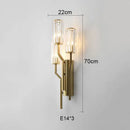 GobekUsa Crystal Gold Wall Lamp for Luxurious Living Room and Bedroom Lighting