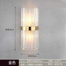 GobekUsa Crystal Golden Wall Lamp: Luxury American Country Style Light Fixtures