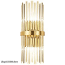 GobekUsa Crystal Golden Wall Lamp: Luxury American Country Style Light Fixtures