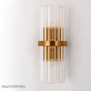 GobekUsa Crystal Golden Wall Lamp: Luxury American Country Light for Home, Hotel, and Office