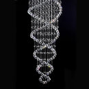 GobekUsa Crystal Staircase Chandelier: Luxury LED Lighting for Hotel Villa Bedroom Ceiling Lamp