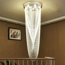 GobekUsa Crystal Tassel Stair Chandelier for Luxurious Indoor Lighting