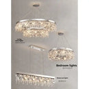 GobekUsa Crystal Kitchen Ceiling Lights: Luxury Diamond Ceiling Lamp for Home Decor