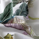 GobekUsa Luxury Egyptian Cotton Bedding Set - Flamingo Leaf Pattern