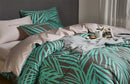 GobekUsa Luxury Egyptian Cotton Bedding Set - Flamingo Leaf Pattern