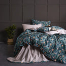 GobekUsa Luxury Egyptian Cotton Bedding Set - Flamingo Leaf Pattern