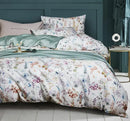 GobekUsa Luxury Egyptian Cotton Bedding Set - Flamingo Leaf Pattern