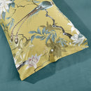 GobekUsa Luxury Egyptian Cotton Bedding Set - Flamingo Leaf Pattern