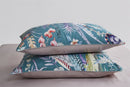 GobekUsa Luxury Egyptian Cotton Bedding Set - Flamingo Leaf Pattern