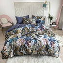 GobekUsa Luxury Egyptian Cotton Bedding Set - Flamingo Leaf Pattern