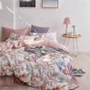 GobekUsa Luxury Egyptian Cotton Bedding Set - Flamingo Leaf Pattern