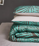 GobekUsa Luxury Egyptian Cotton Bedding Set - Flamingo Leaf Pattern