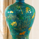 GobekUsa Emerald Queen Green Ceramic Table Lamp - Luxury Villa Bedroom Living Room Lighting