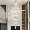 GobekUsa Crystal Staircase Chandelier: Luxury European Style for Villa Living Room