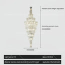 GobekUsa Crystal Staircase Chandelier: Luxury European Style for Villa Living Room
