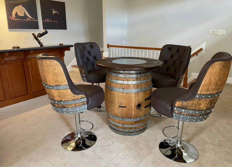 Luxury Full Multi-Use Barrel Bar Set