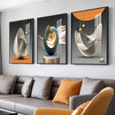 GobekUsa Luxury Geometric Canvas Prints Set