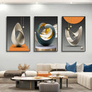 GobekUsa Luxury Geometric Canvas Prints Set