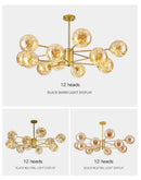GobekUsa Luxury Glass Ball Nordic Chandeliers - Dimmable