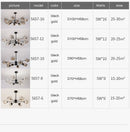 GobekUsa Luxury Glass Ball Nordic Chandeliers - Dimmable