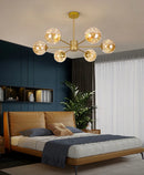 GobekUsa Luxury Glass Ball Nordic Chandeliers - Dimmable