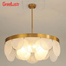 GobekUsa Glass Copper LED Pendant Light: Luxury Nordic Design for Home Decor