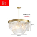 GobekUsa Glass Copper LED Pendant Light: Luxury Nordic Design for Home Decor
