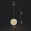 GobekUsa Crystal Ball Pendant Light: Warm & Romantic Bedhead Luxury Lighting