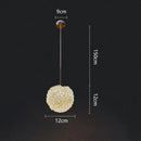 GobekUsa Crystal Ball Pendant Light: Warm & Romantic Bedhead Luxury Lighting
