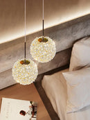 GobekUsa Crystal Ball Pendant Light: Warm & Romantic Bedhead Luxury Lighting