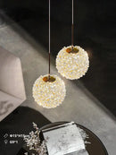 GobekUsa Crystal Ball Pendant Light: Warm & Romantic Bedhead Luxury Lighting