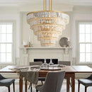 GobekUsa Crystal Round Pendant Lights: Luxury Nordic Living Room Decoration