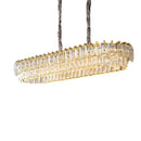 GobekUsa Crystal Ceiling Chandelier, Nordic Luxury Double Lampara for Dining Table