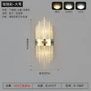 GobekUsa Crystal LED Wall Lamp for Dining Living Room Restroom Stair Bedside Luxury Sconce