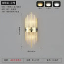 GobekUsa Crystal LED Wall Lamp for Dining Living Room Restroom Stair Bedside Luxury Sconce