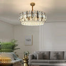 GobekUsa Crystal Modern Pendant Light: Luxury Indoor Fixture for Home Decor