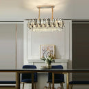 GobekUsa Crystal Modern Pendant Light: Luxury Indoor Fixture for Home Decor